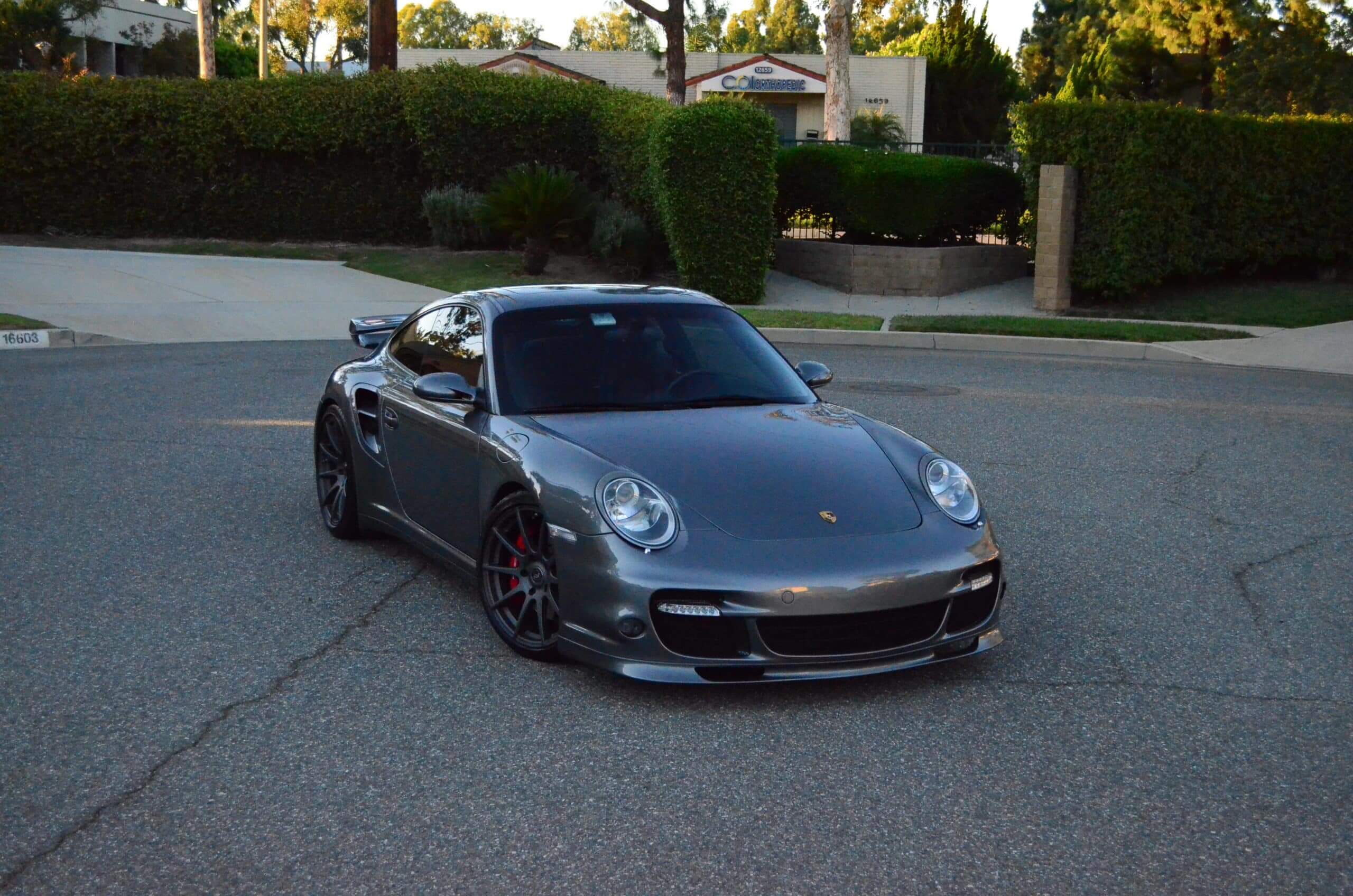 A beautiful shot on this Porsche 911 Turbo S after a Maintenance detail.