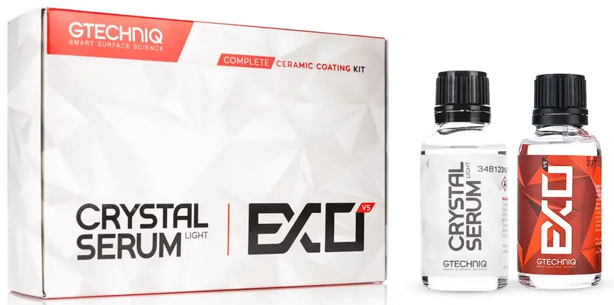 Gtechniq Crystal Serum Light and EXO v5 two-layer ceramic coating kit